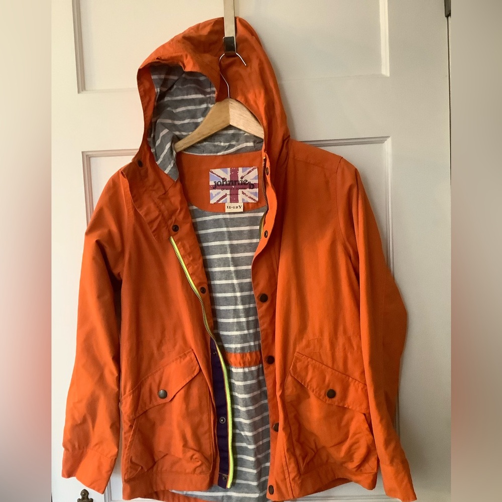 Johnnie B Boden Light Windbreaker Rain Jacket Size 11-12y